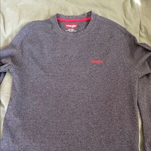 Wrangler Men's Charcoal Crewneck Thermal